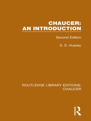 cover image of Chaucer